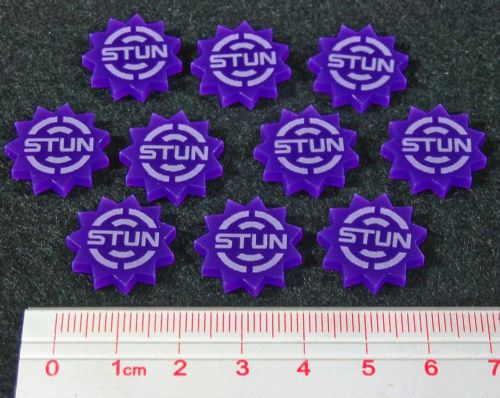 10x Stun Plastic tokens for Imperial Assault